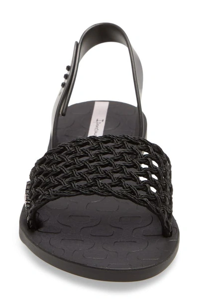Shop Ipanema Breezy Waterproof Sandal In Black/ Black