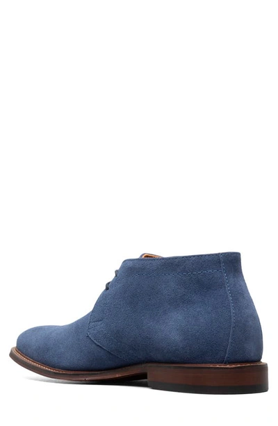 Shop Stacy Adams Martfield Chukka In Navy Suede