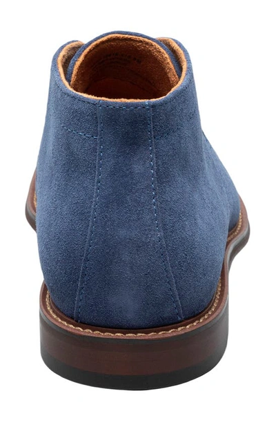 Shop Stacy Adams Martfield Chukka In Navy Suede