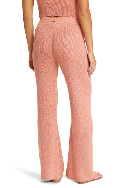 Rip Curl Tropics Pull-on Rib Stitch Pants In Coral