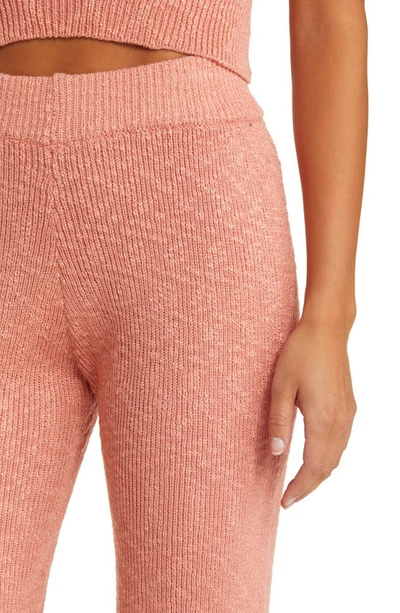 Rip Curl Tropics Pull-on Rib Stitch Pants In Coral
