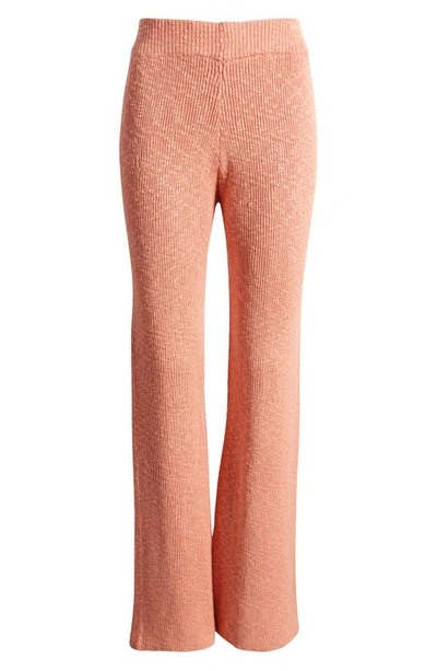 Rip Curl Tropics Pull-on Rib Stitch Pants In Coral