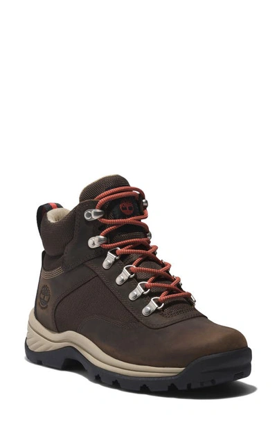 Shop Timberland White Ledge Waterproof Hiking Boot In Dark Brown Full Grain