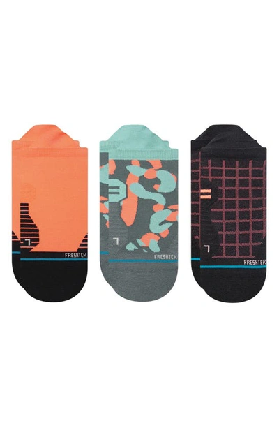 Shop Stance Absolute Assorted 3-pack No-show Socks In Turquoise