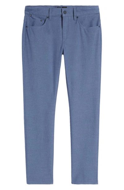 Shop Hugo Boss Delaware Straight Leg Five Pocket Pants In Open Blue