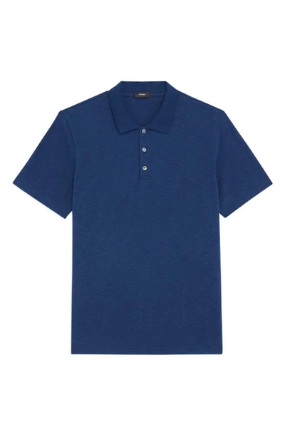 Shop Theory Bron D. Cosmos Polo In Blueberry
