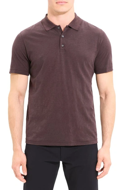 Shop Theory Bron D. Cosmos Polo In Malbec