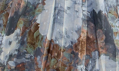 Shop Socialite Metallic Dolman Sleeve Maxi Dress In Grey Taupe