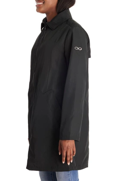 Modern Eternity Convertible 3-in-1 Maternity/nursing Coat In Black
