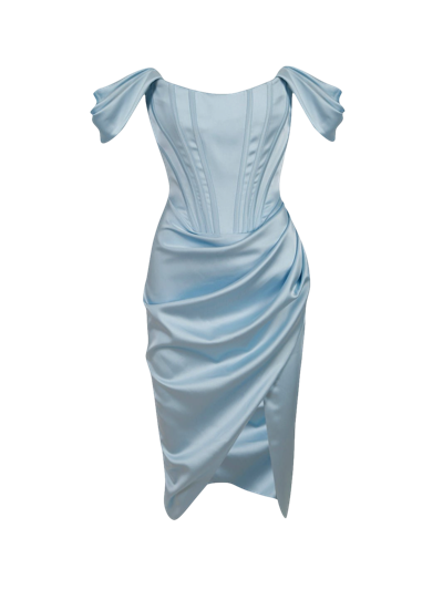 Shop Gigii's Jasmine Dress In Blue