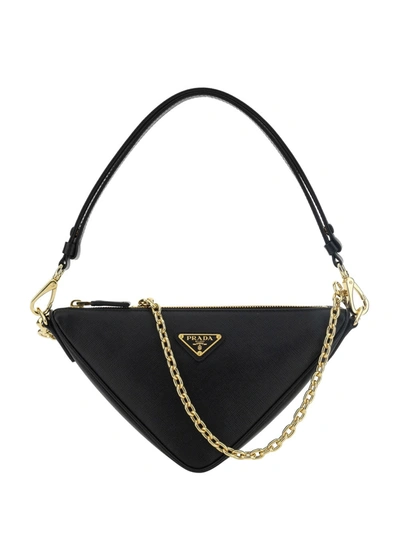 Prada Symbole Shoulder Bag In Nero