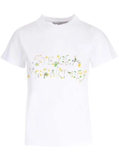 Shop Stella Mccartney Dandelion T-shirt In White