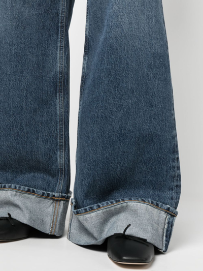 Agolde Dame Jeans In Blue
