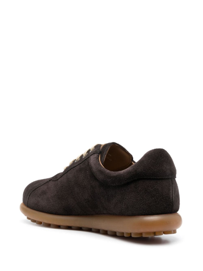 Camper Pelotas Ariel Suede Sneakers In Brown