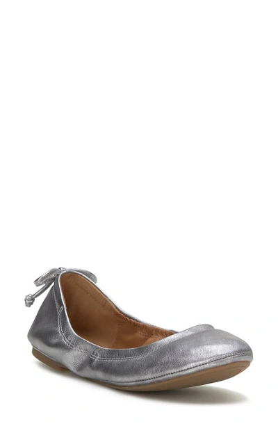 Shop Lucky Brand Emmolise Flat In Pewter