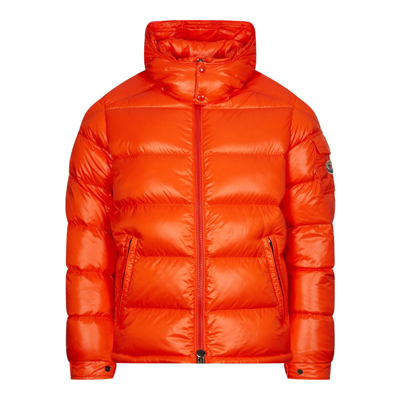 Shop Moncler Maya Jacket In Orange