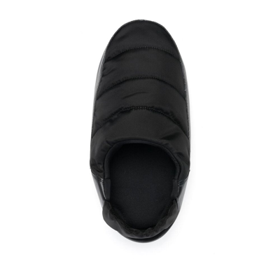 Moon Boot Mb Sandal Band Nylon Woman Sneakers Black Size 8-8.5 Textile Fibers In Black