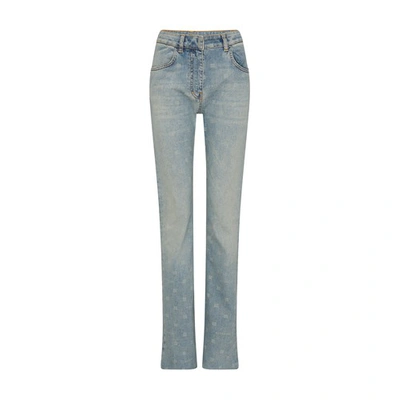 Shop Givenchy Flare Jeans In Bleu_clair