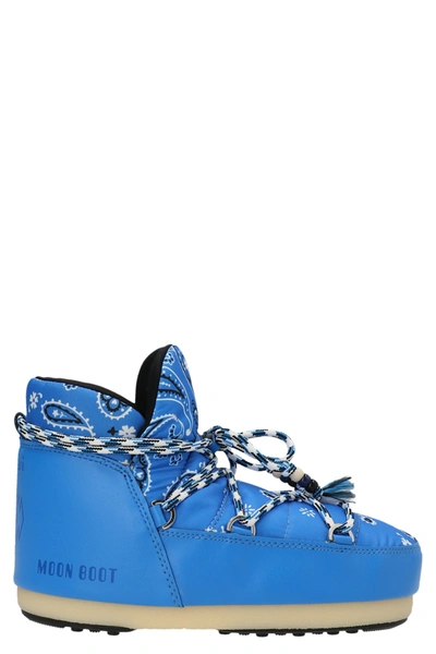 Shop Alanui Pumps Bandana Boots, Ankle Boots Light Blue