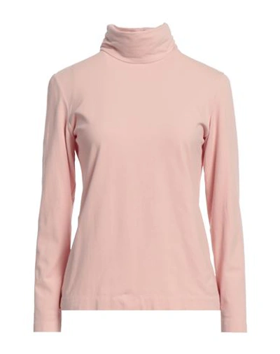 Shop European Culture Woman T-shirt Pastel Pink Size Xl Cotton, Lycra