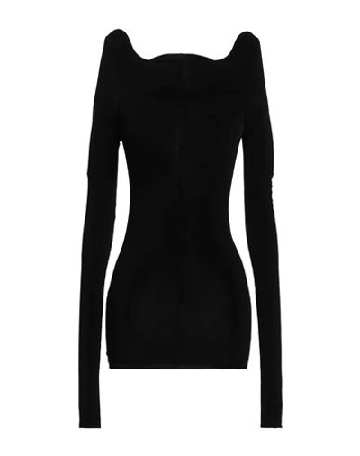 Shop Rick Owens Woman T-shirt Black Size 4 Cupro, Elastane