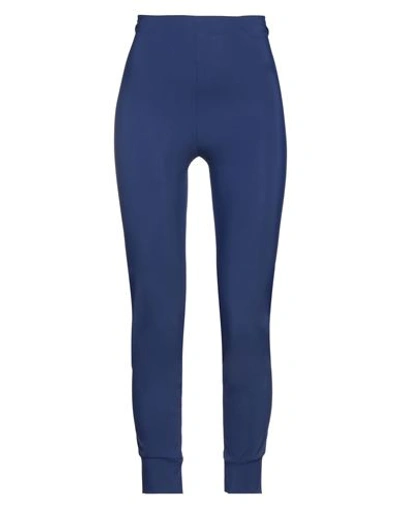 Shop High Woman Leggings Blue Size 4 Nylon, Elastane