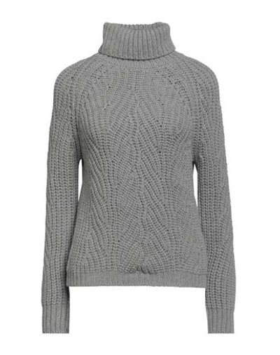 Shop Aragona Woman Turtleneck Grey Size 6 Cashmere