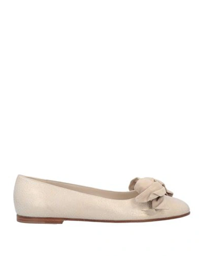 Shop Mia Becar Woman Ballet Flats Beige Size 7 Leather