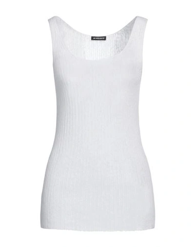 Ann Demeulemeester Woman Top Off White Size S Polyamide, Cotton, Mohair Wool, Wool In Off White