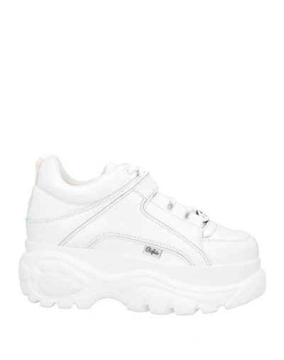 Shop Buffalo Woman Sneakers White Size 10 Soft Leather