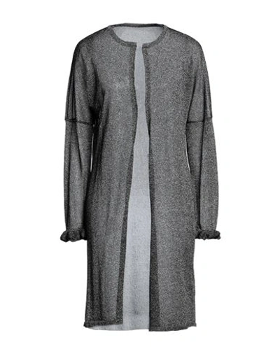 Shop Blugirl Blumarine Woman Cardigan Lead Size 4 Polyester, Lurex In Grey