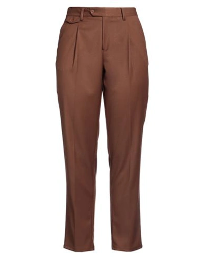 Shop Marsēm Woman Pants Brown Size 16 Polyester, Viscose, Elastane