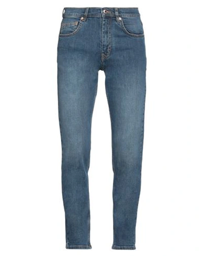 Shop Harmont & Blaine Man Jeans Blue Size 34 Cotton, Elastane