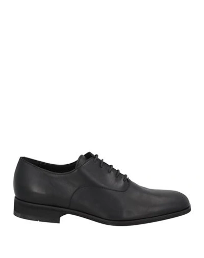 Shop Missoni Man Lace-up Shoes Black Size 8 Soft Leather