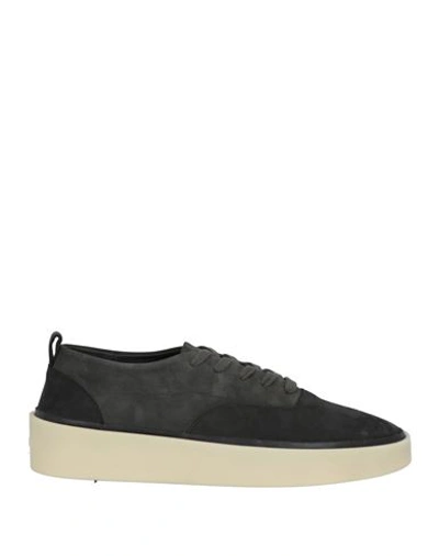 Shop Fear Of God Man Sneakers Black Size 9 Soft Leather
