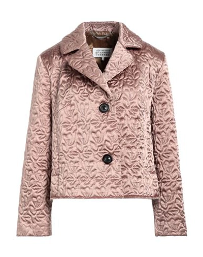 Shop Maison Margiela Woman Jacket Pastel Pink Size 6 Acetate