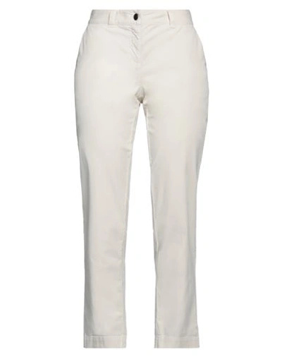 Shop 0039 Italy Woman Pants Off White Size S Cotton, Elastane
