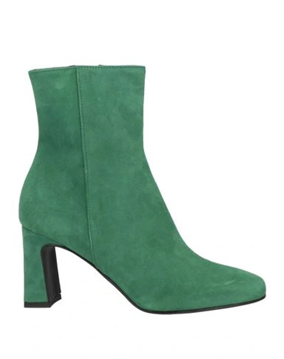 Shop Paolo Mattei Woman Ankle Boots Green Size 7 Soft Leather