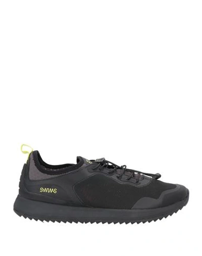 Shop Swims Man Sneakers Black Size 8 Textile Fibers, Rubber