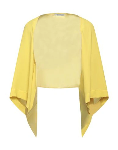 Shop Fly Girl Woman Shrug Yellow Size M Polyester