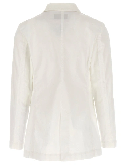 Shop Fabiana Filippi Jewel Detail Blazer Jackets In White