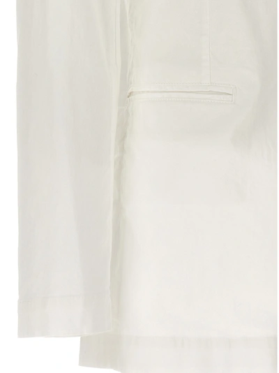 Shop Fabiana Filippi Jewel Detail Blazer Jackets In White