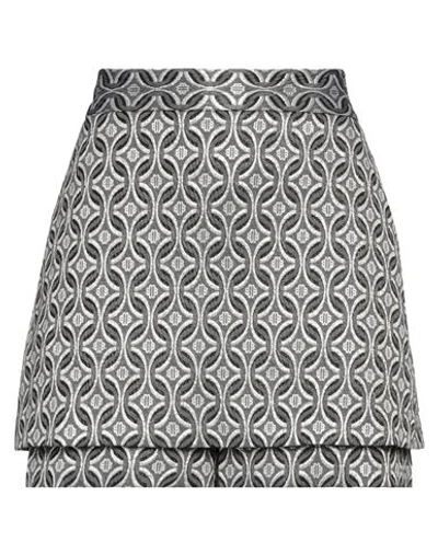 Shop Maje Woman Shorts & Bermuda Shorts Grey Size 6 Polyester, Cotton, Polyamide