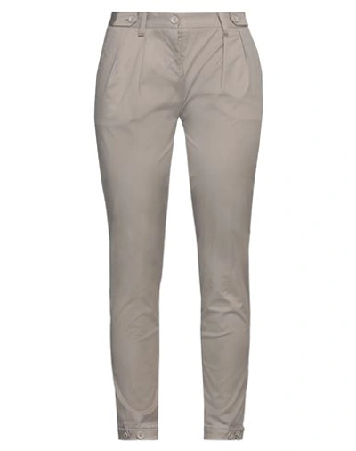 Shop Massimo Rebecchi Woman Pants Dove Grey Size 4 Cotton, Elastane, Polyester