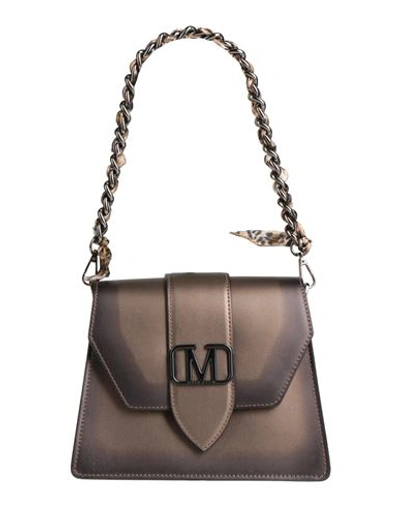 Shop Marc Ellis Woman Handbag Bronze Size - Soft Leather In Yellow