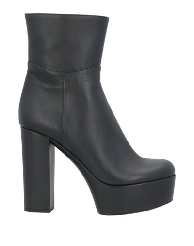 Shop Ilio Smeraldo Woman Ankle Boots Black Size 7.5 Soft Leather