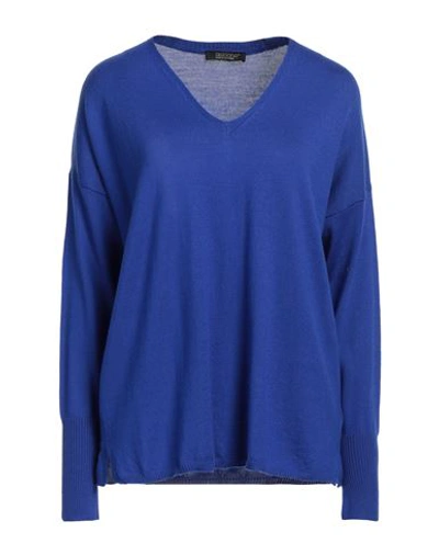Shop Aragona Woman Sweater Bright Blue Size 4 Wool