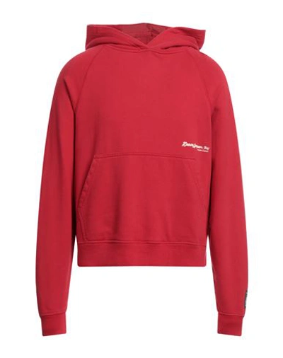 Shop Reese Cooper Man Sweatshirt Red Size S Cotton