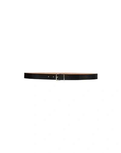 Shop Dsquared2 Man Belt Black Size 39.5 Bovine Leather, Zamak