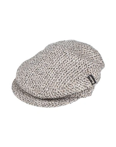 Shop Borsalino Woman Hat Beige Size 7 ⅜ Cotton, Viscose, Polyamide, Acrylic